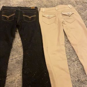 New never worn Jordache boot cut jeans for girls.